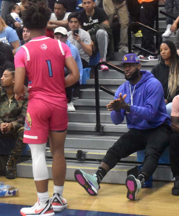 LeBron James Mikey Williams